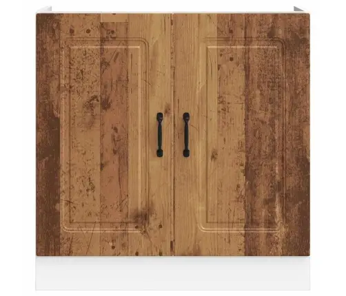 Izlietnes Pamatnes Skapis, Kalmar, Veca Koka, 80X46X81,5 Cm Vidaxl