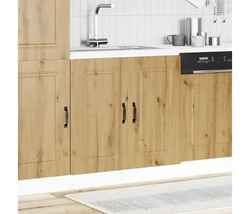 Izlietnes Pamatnes Skapis, Kalmar, Koka Krāsā, 80X46X81,5 Cm Vidaxl