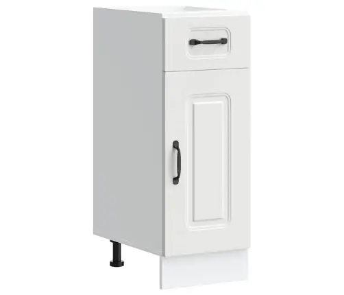 Virtuves Apakšējai Skapītis, Kalmar, Balts, Inženierijas Koks Vidaxl