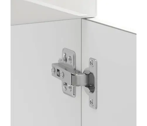 Virtuves Apakšējai Skapītis, Kalmar, Spīdīgi Balta Vidaxl