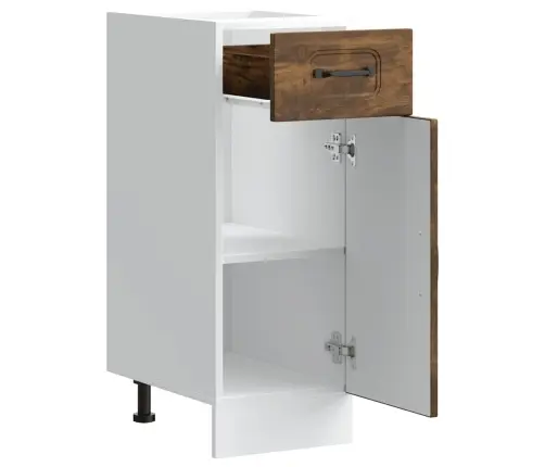 Virtuvės Spintelė, Kalmar, Dūminio Ąžuolo, Apdirbta Mediena