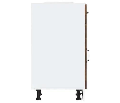 Virtuvės Spintelė, Kalmar, Dūminio Ąžuolo, Apdirbta Mediena