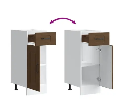 Köögi Aluskapp, Kalmar, Pruun Tamm, Tehispuit