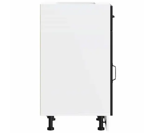 Virtuves Apakšējai Skapītis, Kalmar, Melns, Inženierijas Koks Vidaxl