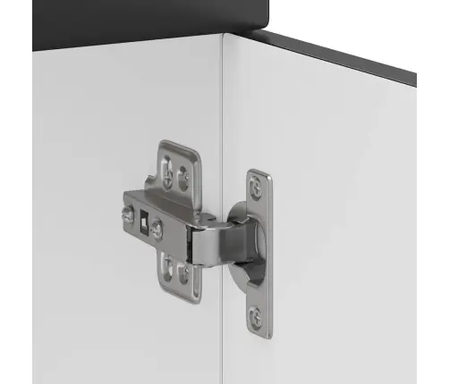 Virtuves Apakšējai Skapītis, Kalmar, Melns, Inženierijas Koks Vidaxl