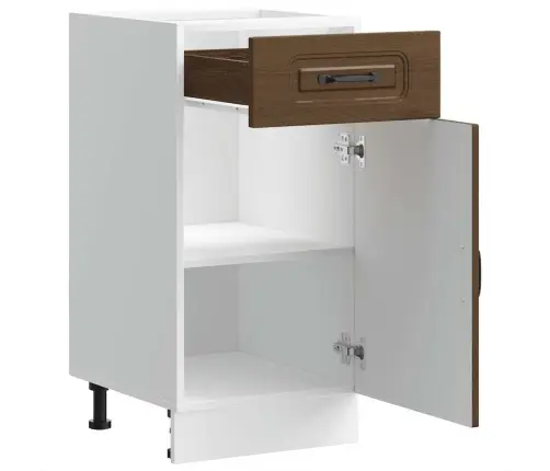 Virtuves Apakšējai Skapītis, Kalmar, Brūna Ozola Vidaxl