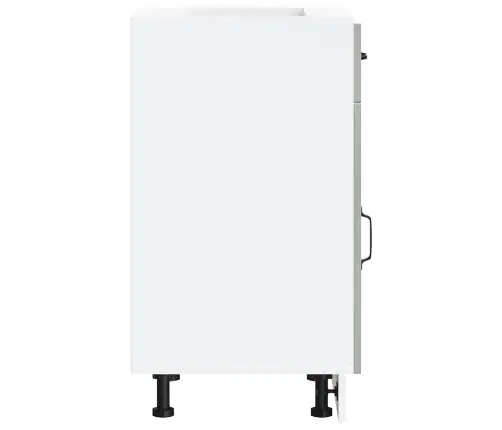 Virtuvės Spintelė, Kalmar, Betono Pilka, Apdirbta Mediena