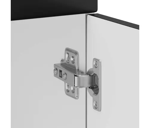 Virtuvės Spintelė, Kalmar, Juoda, Apdirbta Mediena