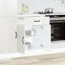 Virtuves Apakšējai Skapītis, Kalmar, Spīdīgi Balta Vidaxl