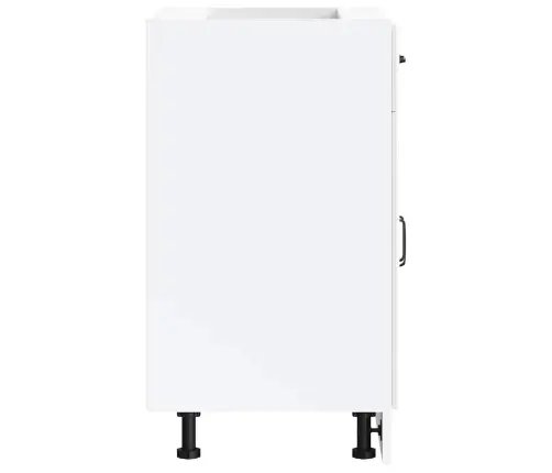 Virtuves Apakšējai Skapītis, Kalmar, Spīdīgi Balta Vidaxl