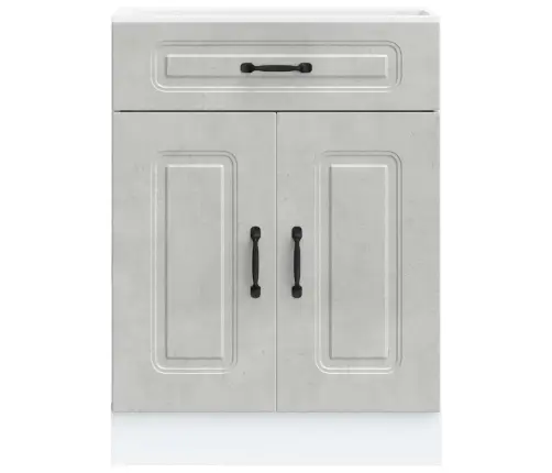 Virtuves Apakšējai Skapītis, Kalmar, Betona Pelēks Vidaxl