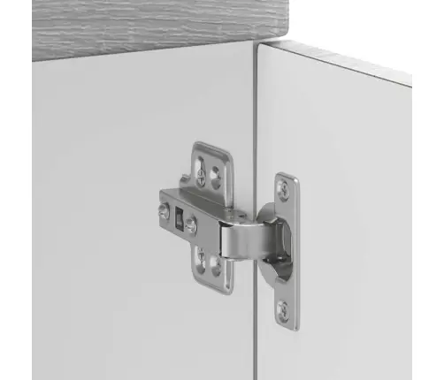 Virtuvės Spintelė, Kalmar, Pilka, Apdirbta Mediena