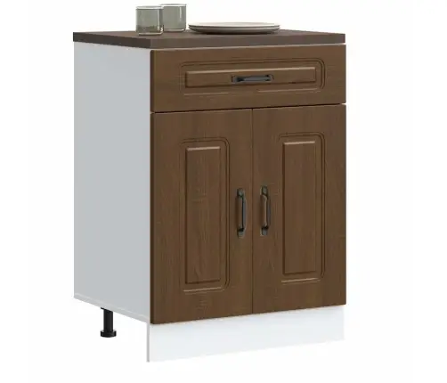 Köögi Aluskapp, Kalmar, Pruun Tamm, Tehispuit