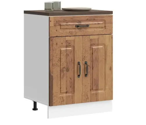 Virtuvės Spintelė, Kalmar, Medienos, Apdirbta Mediena