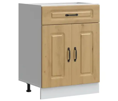 Virtuves Apakšējai Skapītis, Kalmar, Koka Krāsā Vidaxl