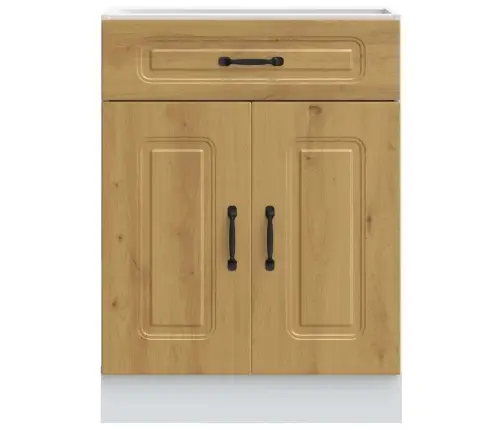 Virtuves Apakšējai Skapītis, Kalmar, Koka Krāsā Vidaxl