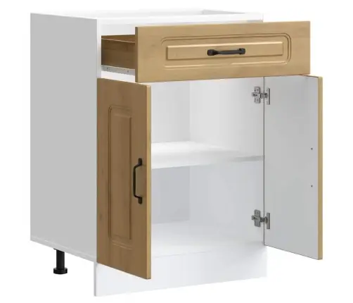 Virtuves Apakšējai Skapītis, Kalmar, Koka Krāsā Vidaxl