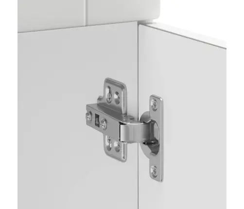 Virtuves Apakšējai Skapītis, Kalmar, Balts, Inženierijas Koks Vidaxl