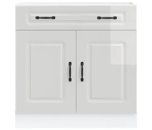 Köögi Aluskapp, Kalmar, Kõrgläikega Valge, Tehispuit