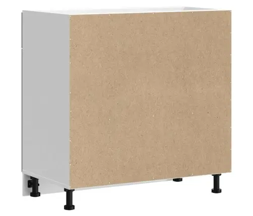 Virtuvės Spintelė, Kalmar, Pilka, Apdirbta Mediena