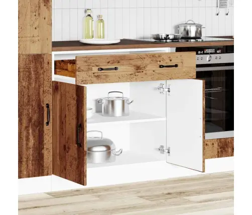 Virtuvės Spintelė, Kalmar, Medienos, Apdirbta Mediena