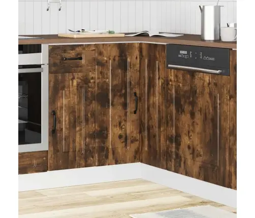 Kööginurga Aluskapp, Kalmar, Suitsutatud Tamm, Tehispuit