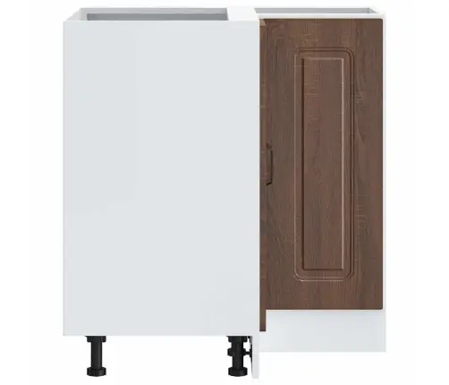 Virtuvės Kampinė Spintelė, Kalmar, Ruda Ąžuolo, Mediena