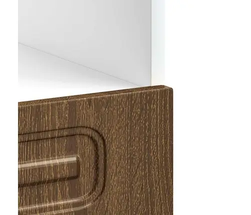 Orkaitės Spintelė, Kalmar, Ruda Ąžuolo, Apdirbta Mediena