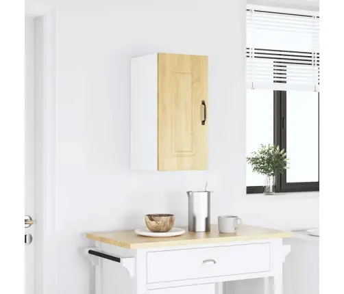 Virtuves Sienas Skapītis, Kalmar, Ozolkoka, Inženierijas Koks Vidaxl