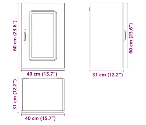 Sieninė Virtuvės Spintelė, Kalmar, Balta, Apdirbta Mediena