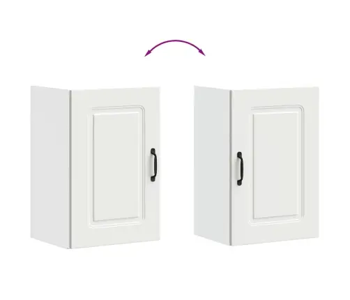 Sieninė Virtuvės Spintelė, Kalmar, Balta, Apdirbta Mediena