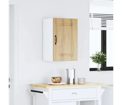 Virtuves Sienas Skapītis, Kalmar, Koka Krāsā, Inženierijas Koks Vidaxl