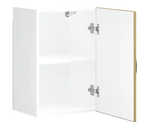 Virtuves Sienas Skapītis, Kalmar, Koka Krāsā, Inženierijas Koks Vidaxl