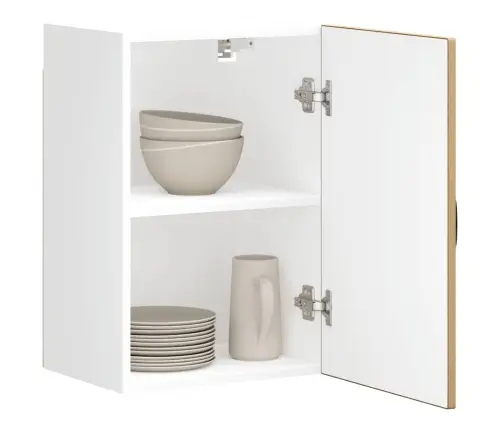 Virtuves Sienas Skapītis, Kalmar, Koka Krāsā, Inženierijas Koks Vidaxl