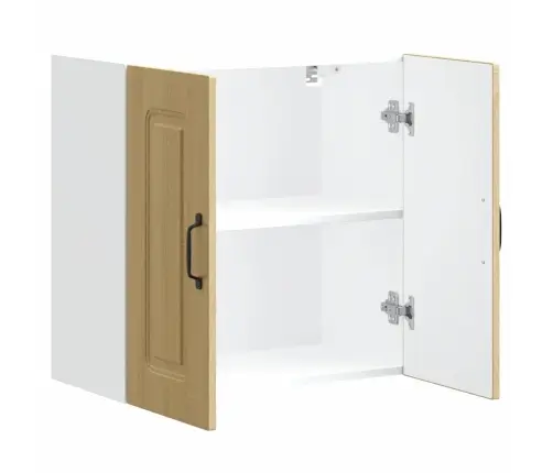 Virtuves Sienas Skapītis, Kalmar, Ozolkoka, Inženierijas Koks Vidaxl