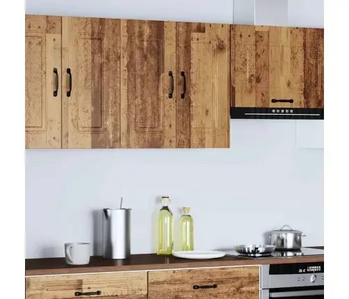 Virtuves Sienas Skapītis Kalmar Veca Koka Inženierijas Koks Vidaxl