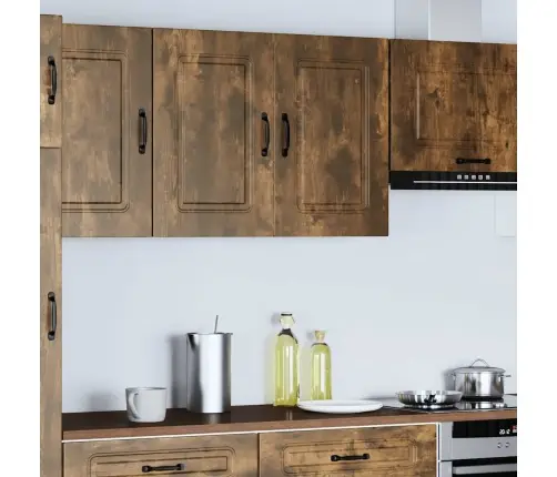 Virtuves Sienas Skapītis Kalmar Ozola Krāsa Inženierijas Koks Vidaxl