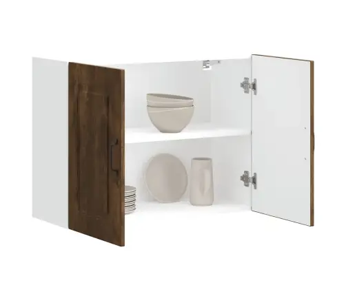 Virtuves Sienas Skapītis Kalmar Ozola Krāsa Inženierijas Koks Vidaxl