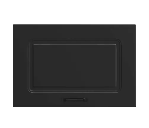 Virtuves Sienas Skapītis, Kalmar, Melns, Inženierijas Koks Vidaxl