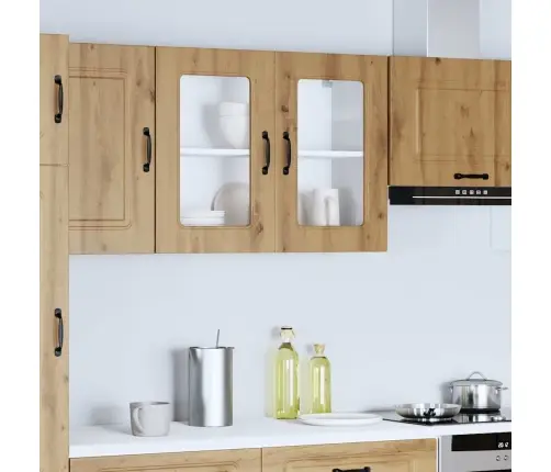 Virtuvės Spintelė Su Stiklinėmis Durimis, Kalmar, Artisano