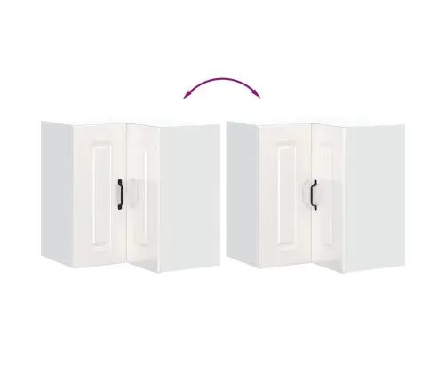 Köögiseina Nurgakapp, Kalmar, Kõrgläikega Valge, Tehispuit