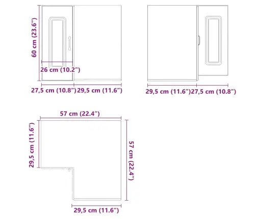Virtuves Sienas Stūra Skapis 