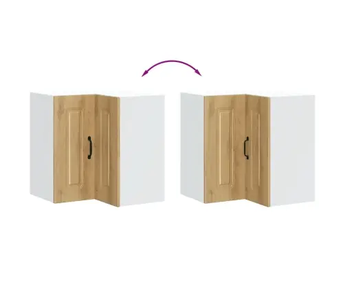 Virtuvės Sieninė Kampinė Spintelė "Kalmar" Artisan Oak