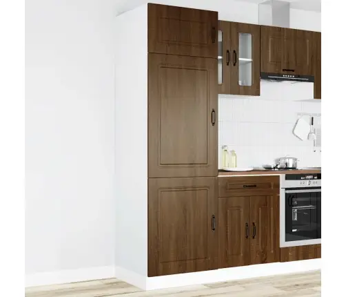 Virtuvinė Spinta "Kalmar" Rudos Ąžuolo Inžinerinė Mediena