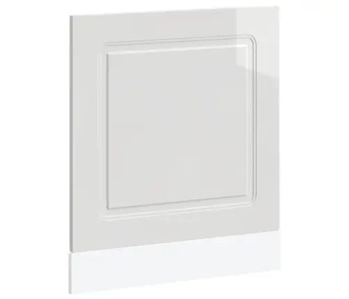 Nõudepesumasina Paneel, Kalmar, Kõrgläikega Valge, 60X1,5X67 Cm