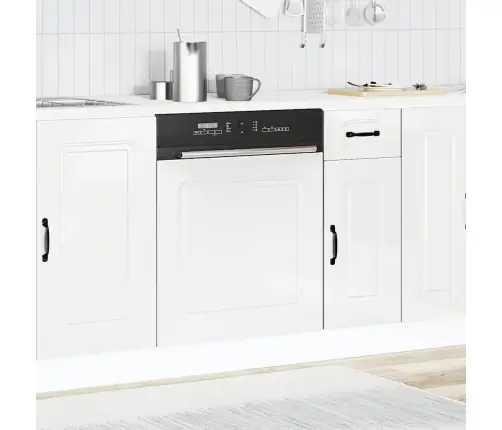 Nõudepesumasina Paneel, Kalmar, Kõrgläikega Valge, 60X1,5X67 Cm