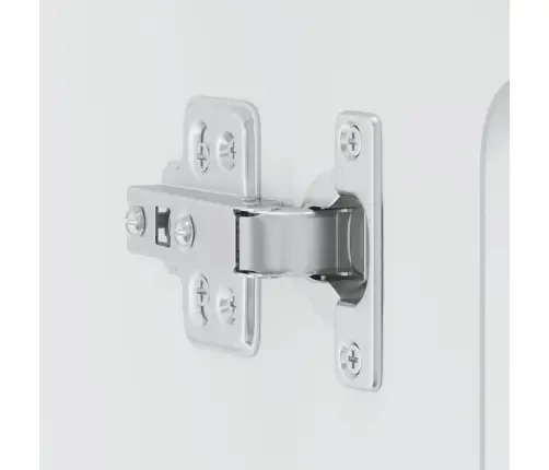 Virtuves Sienas Skapis Ar Stikla Durvīm Kalmar Balts Vidaxl