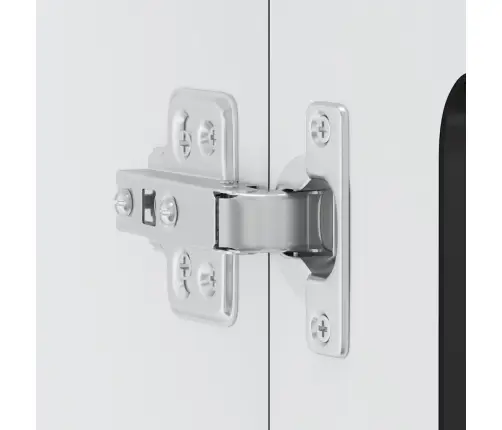 Virtuvės Sieninė Spintelė Su Stiklinėmis Durimis, Kalmar, Juoda