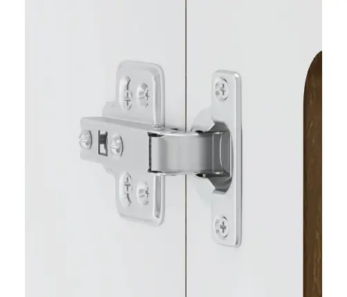 Virtuves Sienas Skapis Ar Stikla Durvīm Kalmar Brūna Ozola Vidaxl