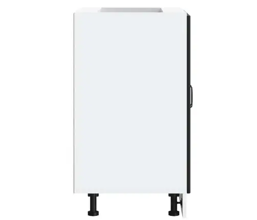 Kriauklės Pagrindo Spintelė "Lucca" Black Engineered Wood